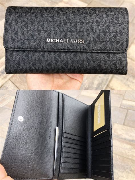 michael kors small trifold wallet|Michael Kors large trifold wallet.